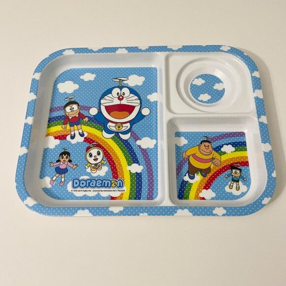 Doreamon 3 Section Plate Plastic Superware - Picture 13 of 16